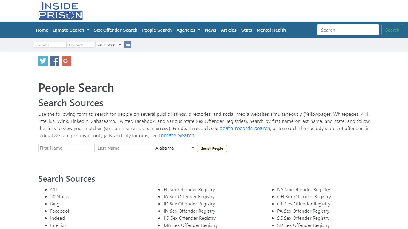 People Search - Search White Pages, Yellow Pages, Social Media Sites ...